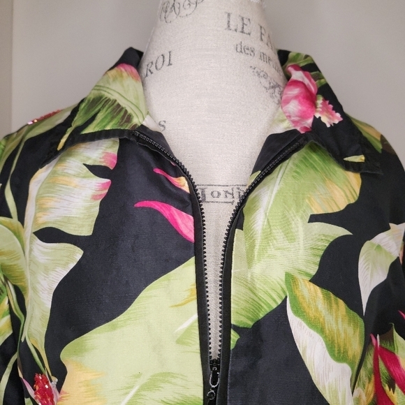 SilkLand Tropical beaded Jacket - Picture 7 of 13